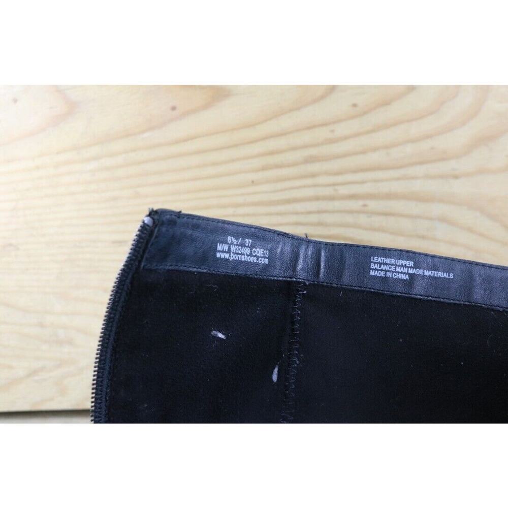 Born Boots Womens 6.5 Black Leather Riding Zip Equestrian Tall - Picture 6 of 6